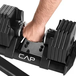 CAP Barbell Adjustabell Dumbbell 50-Pound Pair Black