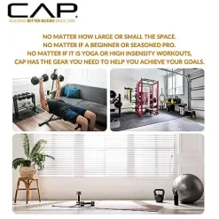 CAP Barbell Coated Hex Dumbbell Set with Copper Handle Weight – Black and Copper