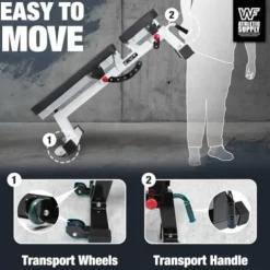 CAP Barbell Commercial Grade Weight Bench Flat/Incline/Decline Utility Exercise Olympic Workout Bench Black