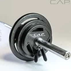 CAP Barbell Everyday Olympic Weight Set 165lbs with Plates and Bar