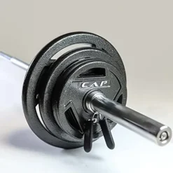 CAP Barbell Everyday Olympic Weight Set 165lbs with Plates and Bar