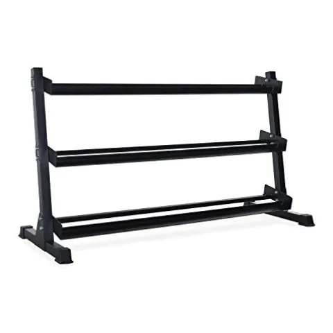 CAP Barbell Heavy-Duty 3-Tier Dumbbell Rack Black