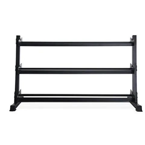 CAP Barbell Heavy-Duty 3-Tier Dumbbell Rack Black