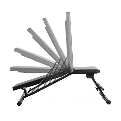 Cap Barbell 150-Pound Dumbbell Set with 24-Inch White Rack & Adjustable Bench Bundle