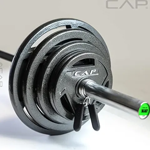 CAP Barbell Pro Olympic Weight Set 265lbs with Plates and Bar