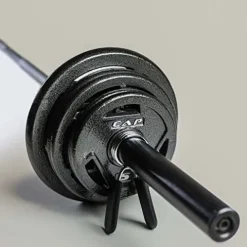 CAP Barbell Starter Olympic Weight Set 105lbs, Set with Plates and Bar