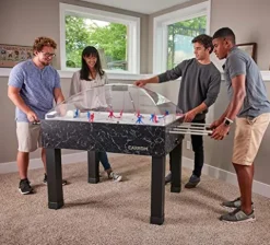 Carrom 415 Super Stick Hockey Table Black