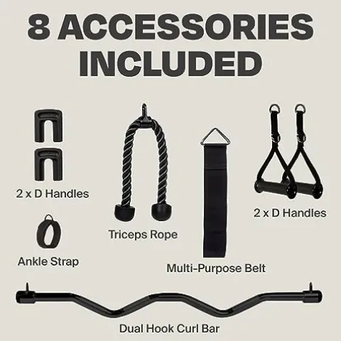 CENTR 3 Home Gym Functional Trainer with Selectorized Smith Bar Matte Black