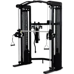 CENTR 3 Home Gym Functional Trainer with Selectorized Smith Bar Matte Black