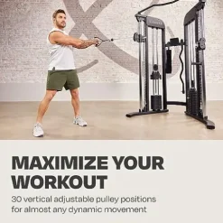 CENTR Centr 2 Home Gym Functional Trainer Black/Silver