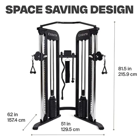 CENTR Centr 2 Home Gym Functional Trainer Black/Silver