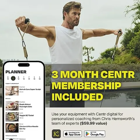 CENTR Olympic Barbell Weight Set with Bar 300 lb – Chrome/Black