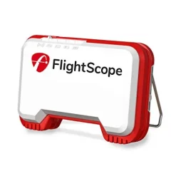 Certified Brands FlightScope Mevo Portable Golf Launch Monitor and Rangefinder White with Red Trim