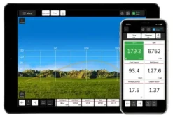 Certified Brands FlightScope Mevo Portable Golf Launch Monitor and Rangefinder White with Red Trim