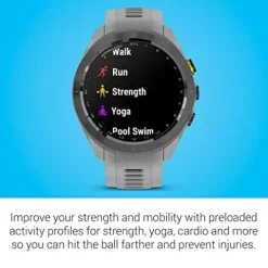 Certified Brands Garmin Approach S70 Golf Smartwatch 42mm – Powder Gray