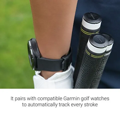 Certified Brands Garmin Approach S70 Golf Smartwatch AMOLED Display Shot Execution Putt Alignment Golfing System with Approach CT10 Starter Kit Club Tracking System 3 Sensors Signature Stand Power Bundle 47mm Black