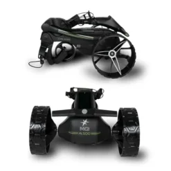 Certified Brands MGI Ai 500 Electric Golf Push Cart with Rain Cover