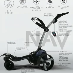 Certified Brands MGI Zip Navigator Remote Controlled Electric Golf Caddie