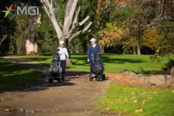 Certified Brands MGI Zip Navigator Electric Golf Push Cart with Remote Control and Power Bundle