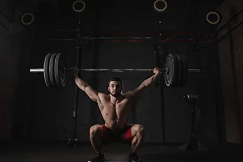 CFF FIT Olympic Weight Bar | Keystone 20 kg Needle Bearing Bar | Hardchrome