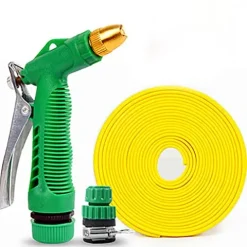 C/H Garden Hose Pipe 100m – Lightweight, Durable & Flexible with Bonus Spray Gun and Hose Connector Fittings