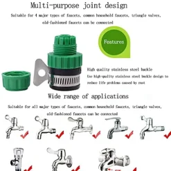 C/H Garden Hose Pipe 100m Flexible Lightweight with Spray Gun