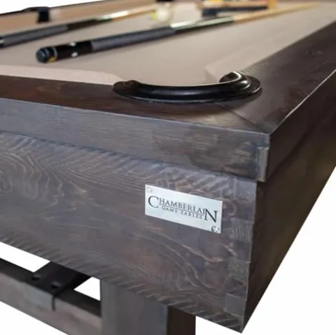 Chamberlain Game Tables London Nights Handcrafted Distressed Wood 7′ Pool Table