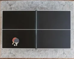 Chamberlain Game Tables New York Nights 7 Ft Pool Table Set with Benches and Top Espresso