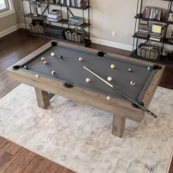 Chamberlain Game Tables Smoky Mountain Nights 7′ Pool Table Rustic Grey