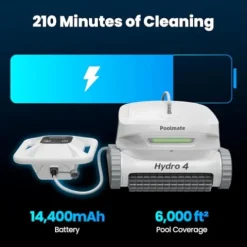Chasing Poolmate Hydro 4 Robotic Pool Cleaner White