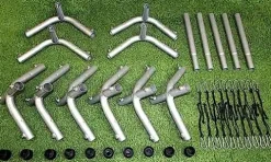 Cimarron Sports Outdoor Practice Batting Cage Frames Black Stainless Steel