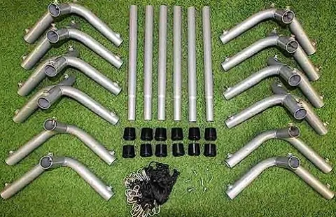 Cimarron Sports Outdoor Practice Complete Batting Cage Frames Black Stainless Steel