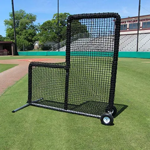 Cimarron Sports Outdoor Practice 7×7#84 Premier L-Net and Frame Black Stainless Steel