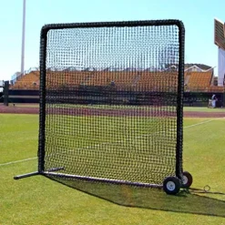 Cimarron Sports Outdoor Practice 8×8#84 Premier Fielder Net and Frame Black Stainless Steel