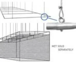 Cimarron Sports Steel Suspended Batting Cage Frames Multicolor 70″x14