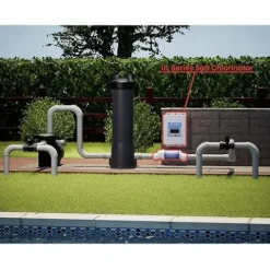 Circupool Universal25 Saltwater Chlorinator System 25k-Gallon Titanium Cell White