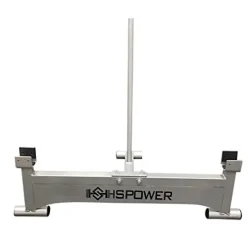 CKIDS Barbell Deadlift Bar Jack Double Grooved – Olympic Weight Plates Load & Unload