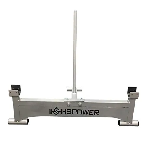 CKIDS Barbell Deadlift Bar Jack Double Grooved – Olympic Weight Plates Load & Unload