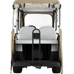 Classic Accessories Fairway Golf Cart Deluxe Enclosure Light Khaki