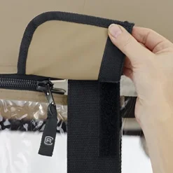 Classic Accessories Fairway Golf Cart FadeSafe Enclosure For Club Car, Short Roof Khaki