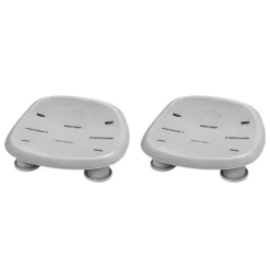 Coleman SaluSpa Ponderosa AirJet Inflatable Round Hot Tub + Bestway SaluSpa Underwater Non Slip Seat