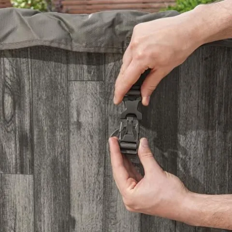 Coleman SaluSpa Sicily AirJet Hot Tub with 180 Soothing Jets Gray