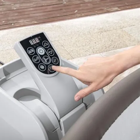 Coleman SaluSpa Sicily AirJet Hot Tub with 180 Soothing Jets Gray