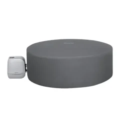 Coleman SaluSpa Sicily AirJet Inflatable Hot Tub Gray Wicker Print