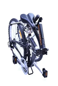 Columba Alloy Folding Bike 18 Speed Double Suspension Black 26 inch