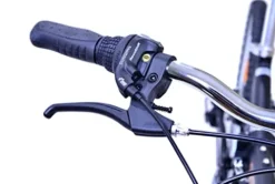 Columba Alloy Folding Bike 18 Speed Double Suspension Black 26 inch