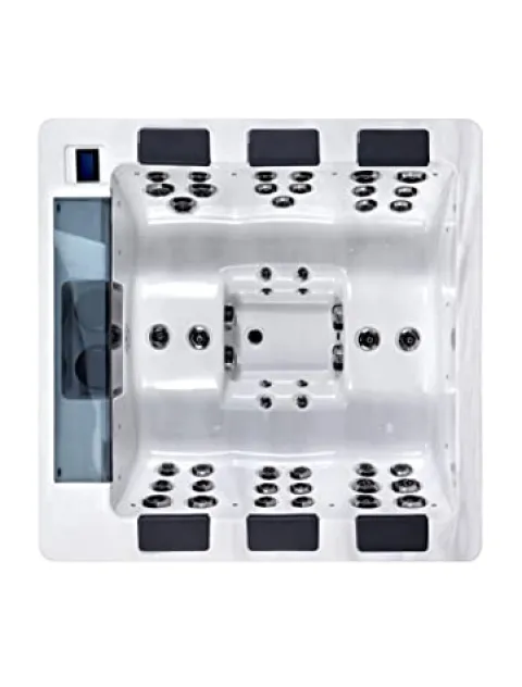 Comfort Hot Tubs 6 Person Luxury Outdoor Portable Spa 44 Jets