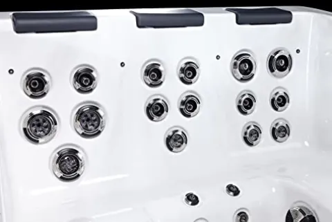 Comfort Hot Tubs 6 Person Luxury Outdoor Portable Spa 44 Jets