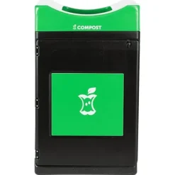 Commercial Zone Products Avante™ Series Black Compost Container 55-Gallon Square