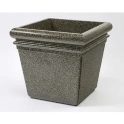Commercial Zone StoneTec Series Square Planter Box Aspen